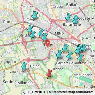 Mappa Via Camillo Benso Conte di Cavour, 20016 Pero MI, Italia (2.357)