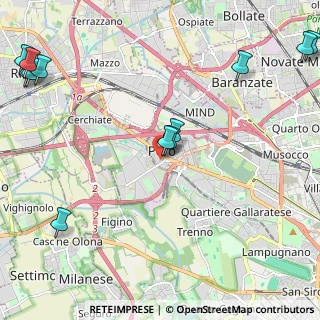 Mappa Via Camillo Benso Conte di Cavour, 20016 Pero MI, Italia (3.07583)