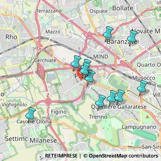 Mappa Via Camillo Benso Conte di Cavour, 20016 Pero MI, Italia (1.84636)