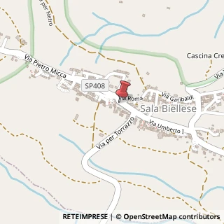 Mappa Via Umberto I°, 2, 13884 Sala Biellese, Biella (Piemonte)