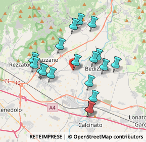 Mappa Via Cidneo, 25081 Bedizzole BS, Italia (3.50444)