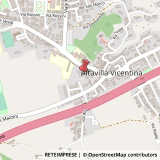 Mappa Via G. Marconi, 81, 36077 Altavilla Vicentina, Vicenza (Veneto)