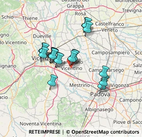 Mappa Via Vanzo Nuovo, 36043 Camisano Vicentino VI, Italia (10.8695)