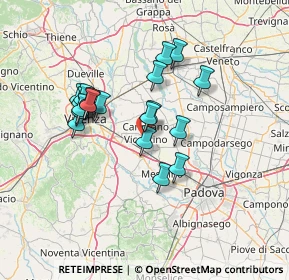 Mappa Via Vanzo Nuovo, 36043 Camisano Vicentino VI, Italia (11.776)
