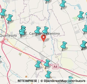 Mappa Via Vanzo Nuovo, 36043 Camisano Vicentino VI, Italia (6.0315)