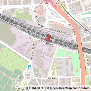 Mappa Via Triboniano, 103, 20156 Milano, Milano (Lombardia)