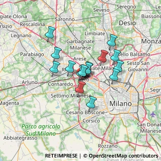 Mappa Via Don Luigi Sturzo, 20016 Pero MI, Italia (4.75188)