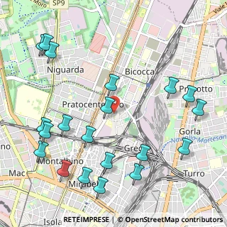 Mappa Via Gino Pollini, 20125 Milano MI, Italia (1.315)