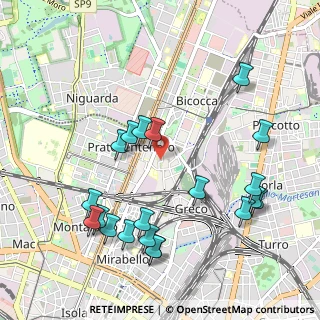 Mappa Via Gino Pollini, 20125 Milano MI, Italia (1.133)