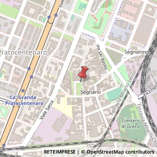 Mappa Via pollini gino 8, 20125 Milano, Milano (Lombardia)