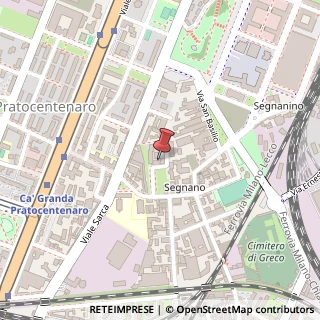Mappa Via Gino Pollini, 5, 20125 Milano, Milano (Lombardia)