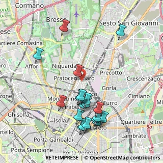 Mappa Via Gino Pollini, 20125 Milano MI, Italia (2.0885)