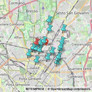 Mappa Via Gino Pollini, 20125 Milano MI, Italia (1.438)