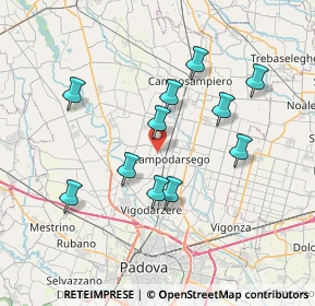 Mappa Via Brenta, 35011 Campodarsego PD, Italia (6.75818)