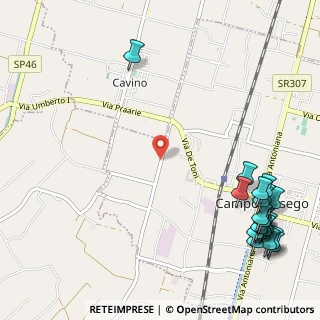 Mappa Via Brenta, 35011 Campodarsego PD, Italia (1.619)