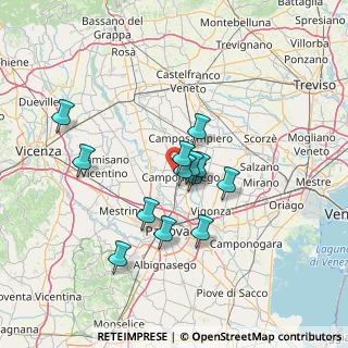 Mappa Via Brenta, 35011 Campodarsego PD, Italia (11.08077)