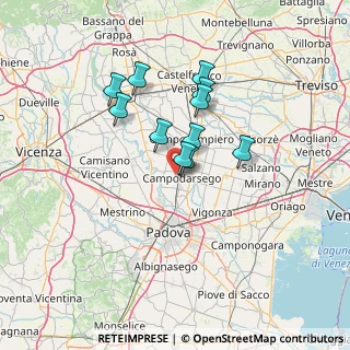 Mappa Via Brenta, 35011 Campodarsego PD, Italia (10.55091)