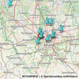 Mappa Via Camillo Benso Cavour, 20016 Pero MI, Italia (11.11182)