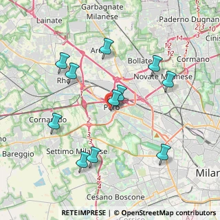Mappa Via Camillo Benso Cavour, 20016 Pero MI, Italia (3.89727)