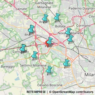 Mappa Via Camillo Benso Cavour, 20016 Pero MI, Italia (4.01667)