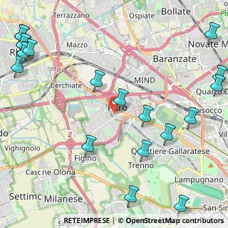 Mappa Via Camillo Benso Cavour, 20016 Pero MI, Italia (3.234)