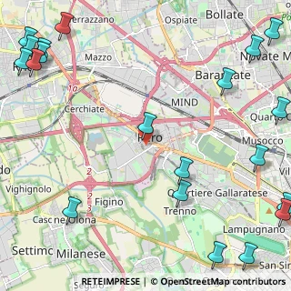 Mappa Via Camillo Benso Cavour, 20016 Pero MI, Italia (3.61)