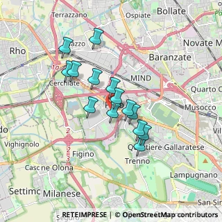 Mappa Via Marzabotto, 20016 Pero MI, Italia (1.37357)