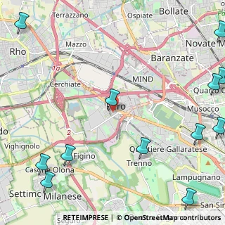 Mappa Via Marzabotto, 20016 Pero MI, Italia (3.51667)