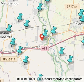 Mappa 24054 Calcio BG, Italia (6.1835)