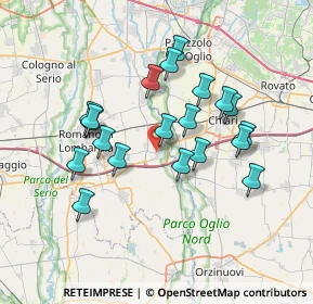 Mappa 24054 Calcio BG, Italia (6.4895)