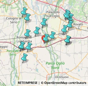 Mappa 24054 Calcio BG, Italia (7.755)