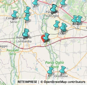 Mappa 24054 Calcio BG, Italia (9.2765)