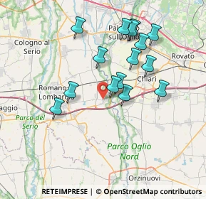 Mappa 24054 Calcio BG, Italia (6.85067)