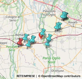 Mappa 24054 Calcio BG, Italia (6.91533)