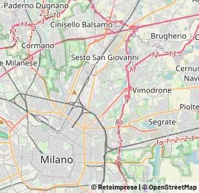 Mappa 20128 Milano MI, Italia (3.2975)