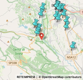 Mappa Via per Cerrione, 13888 Mongrando BI, Italia (4.81)