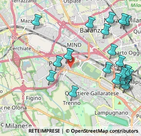 Mappa Via G, 20151 Milano MI, Italia (2.501)