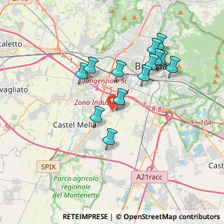 Mappa Traversa Diciottesima, 25125 Brescia BS, Italia (3.48615)