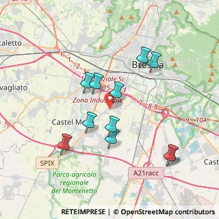 Mappa Traversa Diciottesima, 25125 Brescia BS, Italia (3.52636)