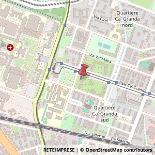 Mappa Viale Ca' Granda, 29, 20162 Milano, Milano (Lombardia)