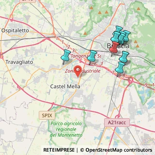 Mappa Via Luigi Abbiati, 25131 Brescia BS, Italia (4.685)