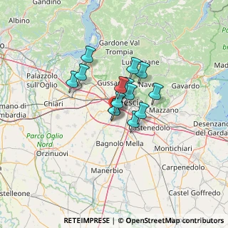 Mappa Via Luigi Abbiati, 25125 Brescia BS, Italia (8.08143)
