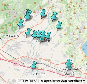Mappa Via Terminone, 25081 Bedizzole BS, Italia (3.7305)