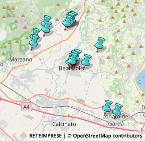 Mappa Via Terminone, 25081 Bedizzole BS, Italia (3.555)