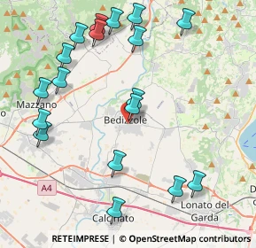 Mappa Via Terminone, 25081 Bedizzole BS, Italia (4.77056)