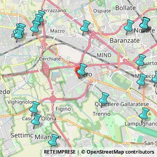 Mappa Via Mario Greppi, 20016 Pero MI, Italia (3.4705)