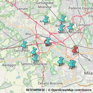 Mappa Via Mario Greppi, 20016 Pero MI, Italia (4.23538)