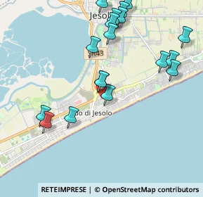 Mappa Via Don Guerrino Bertolin, 30016 Lido di Jesolo VE, Italia (2.21722)