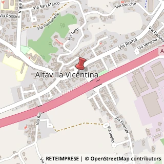 Mappa Via Roma, 68, 36077 Altavilla Vicentina, Vicenza (Veneto)