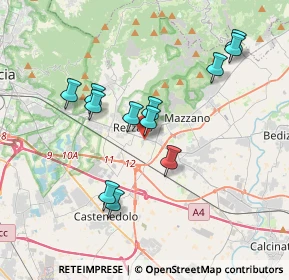 Mappa Via dei Mille, 25086 Rezzato BS, Italia (3.41333)